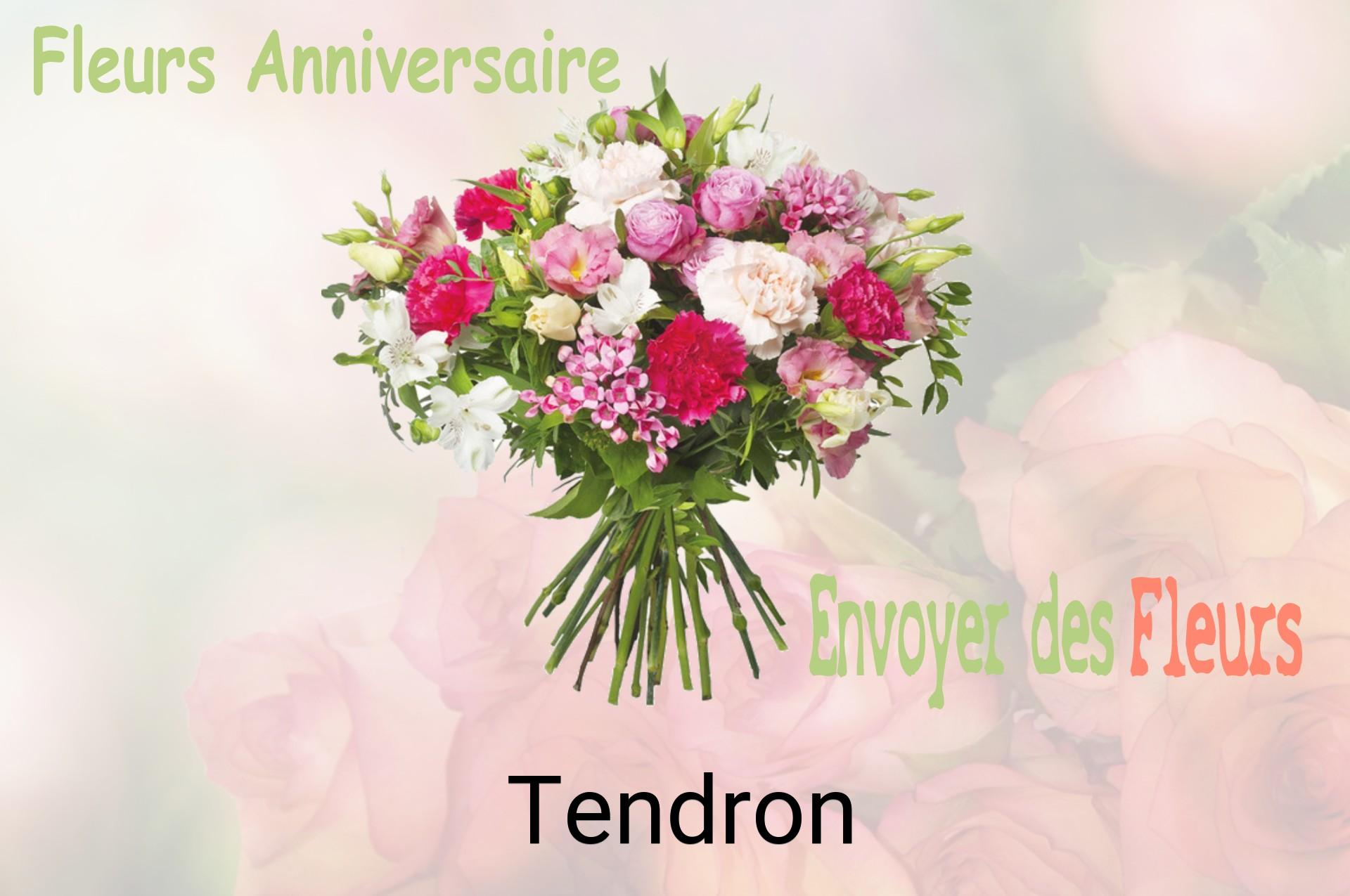 Bouquet de fleurs d’anniversaire livré à Tendron